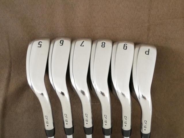 Iron set : Callaway : ชุดเหล็ก Callaway Rogue Star CF18 (ออกปี 2018 ตีง่าย ไกลมากๆ) มีเหล็ก 5-Pw (6 ชิ้น) ก้านเหล็ก NS Pro ZELOS 7 Flex S