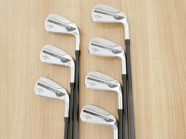 Iron set : Callaway : ชุดเหล็ก Callaway Paradym Ai Smoke (ออกปี 2024 ตีง่ายมาก ไกล Japan Spec.) มีเหล็ก 5-Pw,Gw (7 ชิ้น) ก้านกราไฟต์ Mitsubishi TENSEI 50 Flex R