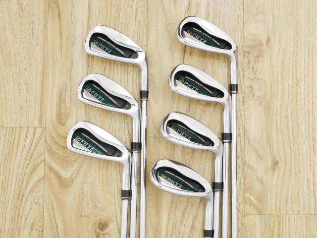 Iron set : Bridgestone : ชุดเหล็ก Bridgestone PHYZ (ปี 2018 รุ่นท๊อป ง่ายและไกลมาก) มีเหล็ก 5-Pw,Aw (7 ชิ้น) ก้านเหล็ก NS Pro Zelos 8 Flex S