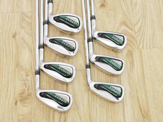 Iron set : Bridgestone : ชุดเหล็ก Bridgestone PHYZ (ปี 2018 รุ่นท๊อป ง่ายและไกลมาก) มีเหล็ก 5-Pw,Aw (7 ชิ้น) ก้านเหล็ก NS Pro Zelos 8 Flex S