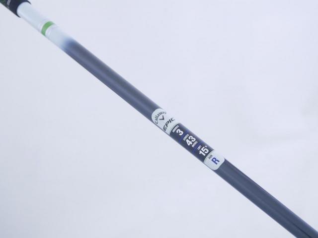 Fairway Wood : callaway : หัวไม้ 3 Callaway EPIC MAX (รุ่นปี 2021) Loft 15 ก้าน Mitsubishi Diamana 40 Flex R
