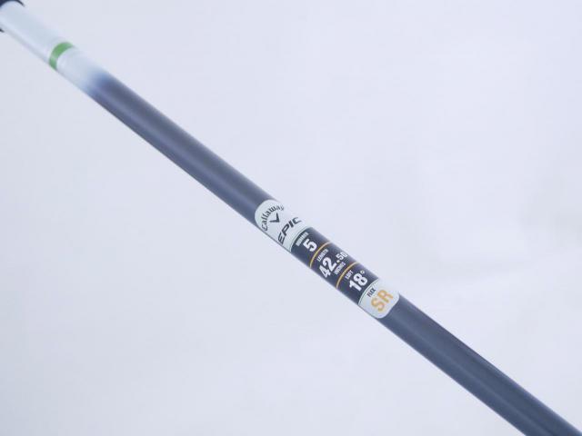 Fairway Wood : callaway : หัวไม้ 5 Callaway EPIC Speed (รุ่นปี 2021) Loft 18 ก้าน Mitsubishi Diamana 50 Flex SR