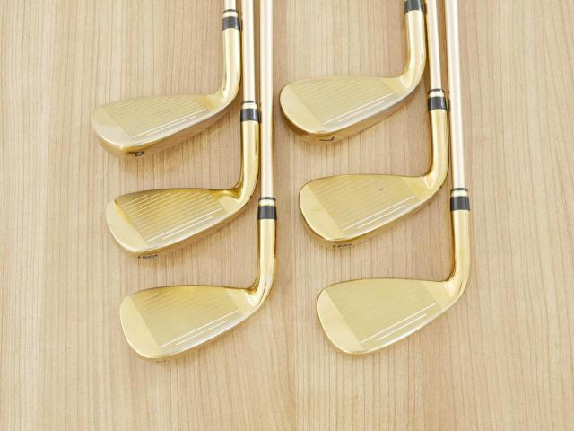 Iron set : Katana : ชุดเหล็ก Katana Voltio Model J Gold (ปี 2018 หน้าเด้ง ตีง่าย ไกล) มีเหล็ก 5-Pw (6 ชิ้น) ก้านกราไฟต์ Fujikura Speeder 550 Flex SR