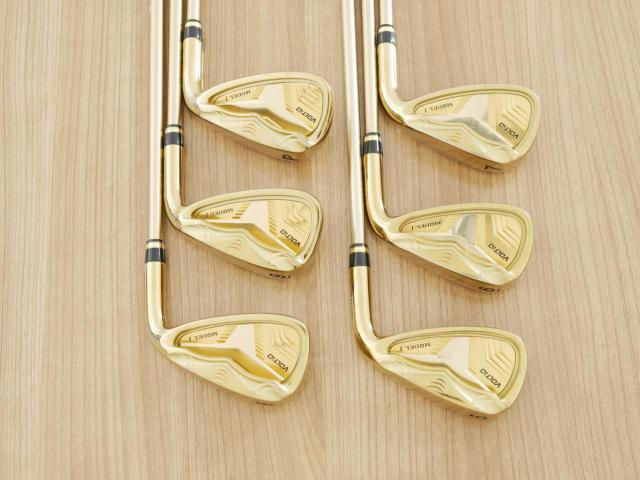 Iron set : Katana : ชุดเหล็ก Katana Voltio Model J Gold (ปี 2018 หน้าเด้ง ตีง่าย ไกล) มีเหล็ก 5-Pw (6 ชิ้น) ก้านกราไฟต์ Fujikura Speeder 550 Flex SR