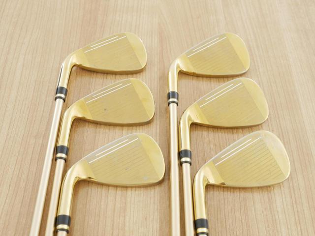 Iron set : Katana : ชุดเหล็ก Katana Voltio Model J Gold (ปี 2018 หน้าเด้ง ตีง่าย ไกล) มีเหล็ก 5-Pw (6 ชิ้น) ก้านกราไฟต์ Fujikura Speeder 550 Flex SR