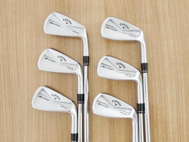 Iron set : Callaway : ชุดเหล็ก Callaway X Forged Star (ออกปี 2024) มีเหล็ก 5-Pw (6 ชิ้น) ก้านเหล็ก Dynamic Gold 105 R300