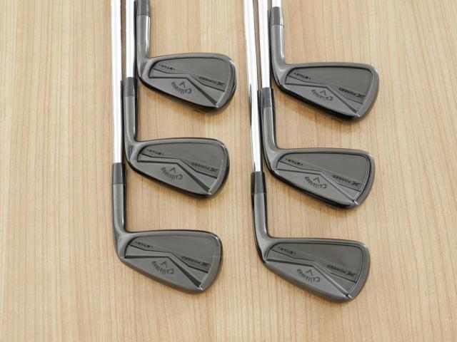 Iron set : Callaway : ชุดเหล็ก Callaway X Forged Star Black Limited (ออกปี 2024 หายากมากๆ) มีเหล็ก 5-Pw (6 ชิ้น) ก้านเหล็ก KBs Tour Flex S
