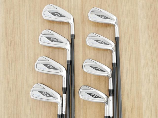 Iron set : Callaway : ชุดเหล็ก Callaway Paradym Ai Smoke Max Fast (ออกปี 2024 ตีง่ายมาก ไกล Japan Spec.) มีเหล็ก 6-Pw,Aw,Gw,Sw (8 ชิ้น) ก้านกราไฟต์ Fujikura TENSEI 40 Flex R