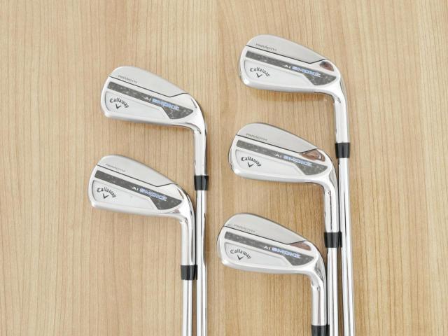 Iron set : Callaway : ชุดเหล็ก Callaway Paradym Ai Smoke (ออกปี 2024 ตีง่ายมาก ไกล Japan Spec.) มีเหล็ก 6-Pw (5 ชิ้น) ก้านเหล็ก NS Pro Modus 105 Flex S