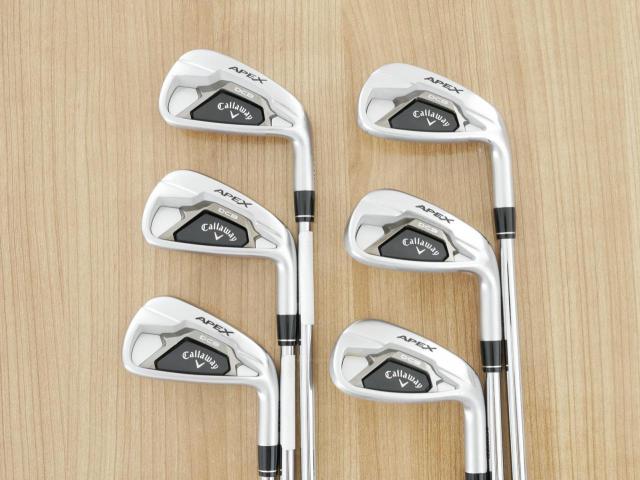 Iron set : Callaway : ชุดเหล็ก Callaway APEX DCB Forged (ปี 2022) มีเหล็ก 5-Pw (6 ชิ้น) ก้านเหล็ก NS Pro ZELOS 7 Flex S