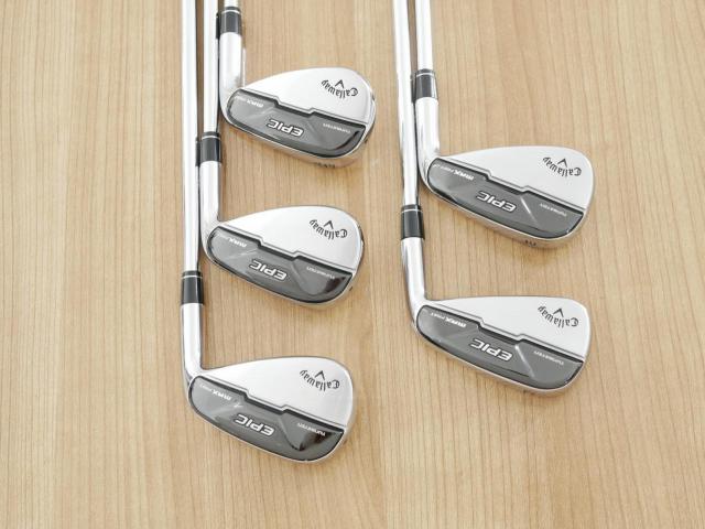Iron set : Callaway : ชุดเหล็ก Callaway EPIC Max Fast (รุ่นแพงสุด ไกลสุดของ Callaway ปี 2021) มีเหล็ก 7-Pw,Aw (5 ชิ้น) ก้านเหล็ก NS Pro 950 NEO Flex S