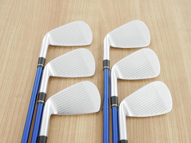 Iron set : Honma : **ก้าน 3 ดาว** ชุดเหล็ก Honma Tour World TW727P (Forged) มีเหล็ก 5-10 (6 ชิ้น) ก้านกราไฟต์ ARMRQ 8 (54) Flex R (3 ดาว)