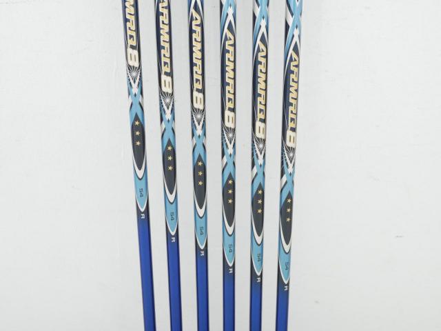 Iron set : Honma : **ก้าน 3 ดาว** ชุดเหล็ก Honma Tour World TW727P (Forged) มีเหล็ก 5-10 (6 ชิ้น) ก้านกราไฟต์ ARMRQ 8 (54) Flex R (3 ดาว)