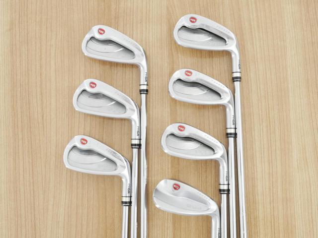 Iron set : PRGR : ชุดเหล็กกระเทย PRGR NEW Egg Forged (รุ่นปี 2020 ตีง่ายและไกลมากๆ เด้งสุดๆ COR 0.82) มีเหล็ก 6-Pw,Aw,As (7 ชิ้น) ก้านเหล็ก NS Pro 950 NEO Flex S