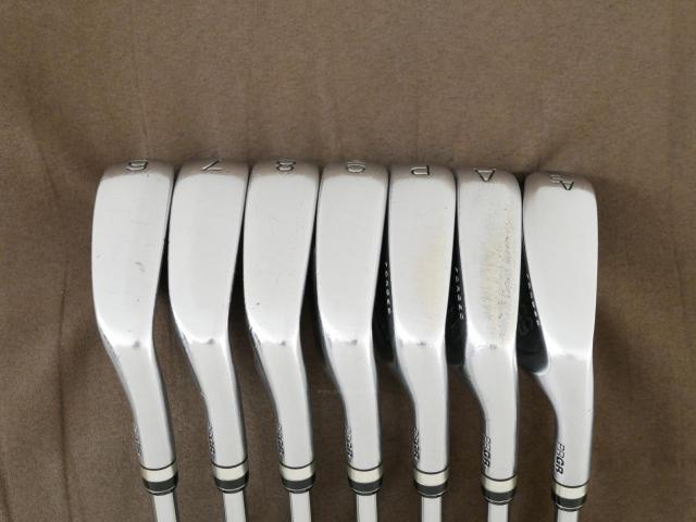 Iron set : PRGR : ชุดเหล็กกระเทย PRGR NEW Egg Forged (รุ่นปี 2020 ตีง่ายและไกลมากๆ เด้งสุดๆ COR 0.82) มีเหล็ก 6-Pw,Aw,As (7 ชิ้น) ก้านเหล็ก NS Pro 950 NEO Flex S