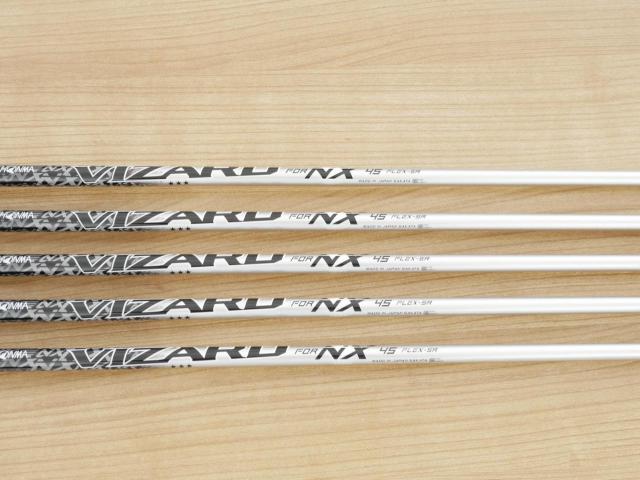 Iron set : Honma : **ก้าน 3 ดาว** ชุดเหล็ก Honma Beres NX (รุ่นปี 2023) มีเหล็ก 7-11 (5 ชิ้น) ก้านกราไฟต์ Honma Vizard NX 45 Flex SR (3 ดาว)