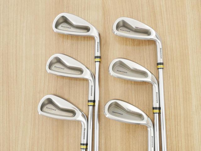 Iron set : Tourstage : ชุดเหล็ก Tourstage V301 Ti-Face (ใบใหญ่ ตีง่าย) มีเหล็ก 6-Pw,Sw (6 ชิ้น) ก้านเหล็ก NS Pro 750 Wrap Tech Flex R