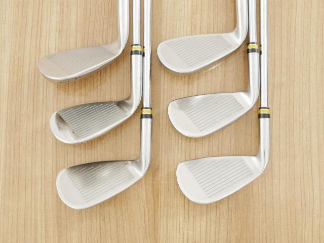 Iron set : Tourstage : ชุดเหล็ก Tourstage V301 Ti-Face (ใบใหญ่ ตีง่าย) มีเหล็ก 6-Pw,Sw (6 ชิ้น) ก้านเหล็ก NS Pro 750 Wrap Tech Flex R