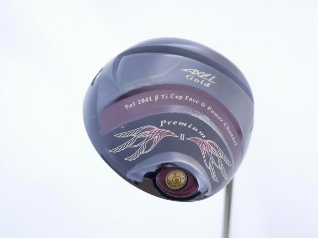 Driver : Tsuruya : Tsuruya AXEL Gold Premium II (รุ่นปี 2017 ตัวท๊อป หน้าเด้งสุดๆ COR 0.86 ของใหม่ 4 หมื่น) Loft 10.5 Flex R