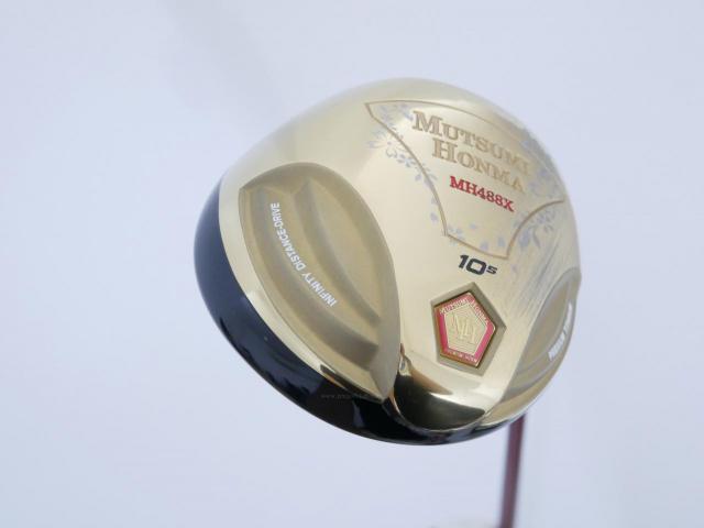 Driver : Other Brand : **มีบุบ** ไดรเวอร์ Mutsumi Honma MH488X (หัวขนาด 488cc. หน้าเด้งเกินกฏ) Loft 10.5 Flex SR