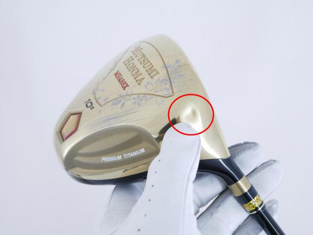 Driver : Other Brand : **มีบุบ** ไดรเวอร์ Mutsumi Honma MH488X (หัวขนาด 488cc. หน้าเด้งเกินกฏ) Loft 10.5 Flex SR
