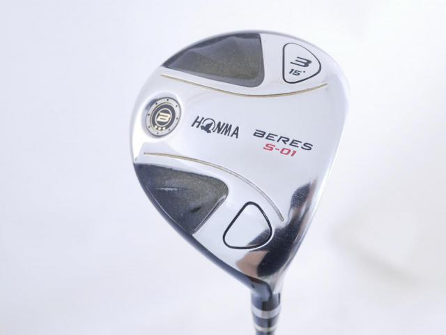 Fairway Wood : Honma : **ก้าน 3 ดาว** หัวไม้ 3 Honma Beres S-01 Loft 15 ก้าน ARMRQ 6 (49) FLex R (3 ดาว)