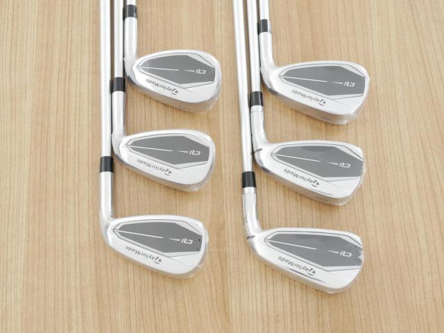 Lady club : All : **ของใหม่ ยังไม่แกะพลาสติก** ชุดเหล็ก Taylormade Qi (รุ่นล่าสุด ออกปี 2024 Japan Spec.) มีเหล็ก 7-Pw,Aw,Sw (6 ชิ้น) ก้านกราไฟต์ Mitsubishi ELDIO TM40 Flex A (Lady)