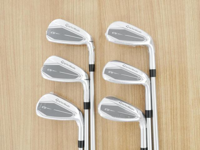 Lady club : All : **ของใหม่ ยังไม่แกะพลาสติก** ชุดเหล็ก Taylormade Qi (รุ่นล่าสุด ออกปี 2024 Japan Spec.) มีเหล็ก 7-Pw,Aw,Sw (6 ชิ้น) ก้านกราไฟต์ Mitsubishi ELDIO TM40 Flex L