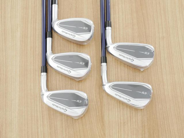 Iron set : Taylormade : **ของใหม่ ยังไม่แกะพลาสติก** ชุดเหล็ก Taylormade Qi (รุ่นล่าสุด ออกปี 2024 Japan Spec.) มีเหล็ก 6-Pw (5 ชิ้น) ก้านกราไฟต์ Mitsubishi Diamana TM60 Flex R