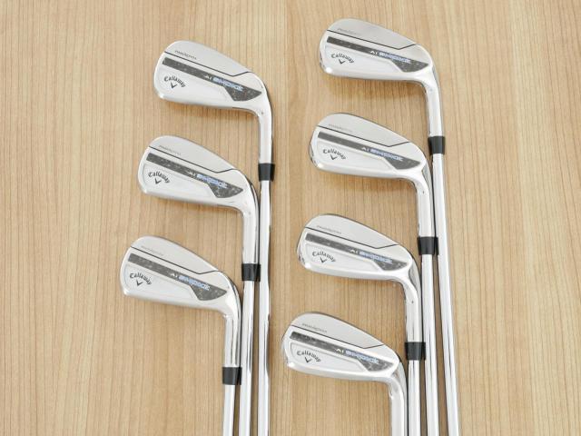 Iron set : Callaway : ชุดเหล็ก Callaway Paradym Ai Smoke (ออกปี 2024 ตีง่ายมาก ไกล Japan Spec.) มีเหล็ก 5-Pw,Aw (7 ชิ้น) ก้านเหล็ก NS Pro ZELOS 7 Flex S