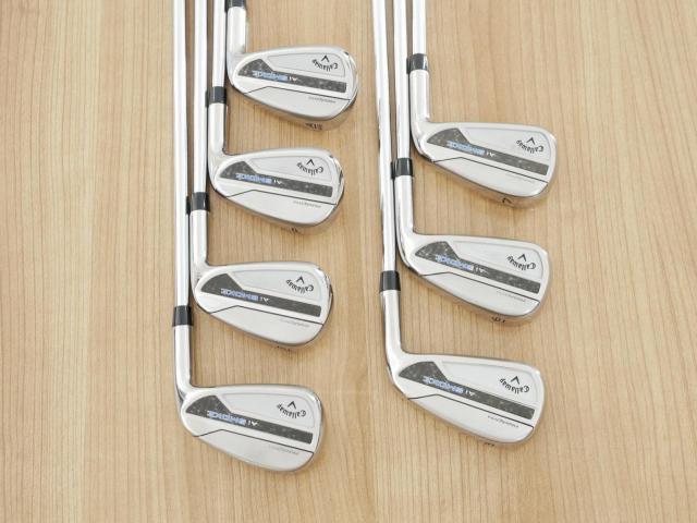 Iron set : Callaway : ชุดเหล็ก Callaway Paradym Ai Smoke (ออกปี 2024 ตีง่ายมาก ไกล Japan Spec.) มีเหล็ก 5-Pw,Aw (7 ชิ้น) ก้านเหล็ก NS Pro ZELOS 7 Flex S