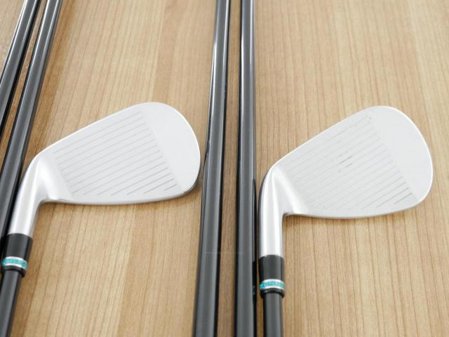 Iron set : PRGR : ชุดเหล็กกระเทย PRGR NEW Egg Forged (รุ่นปี 2020 ตีง่ายและไกลมากๆ เด้งสุดๆ COR 0.82) มีเหล็ก 6-Pw,Aw,As (7 ชิ้น) ก้านกราไฟต์ UST Mamiya ATTAS FF 85 Flex S