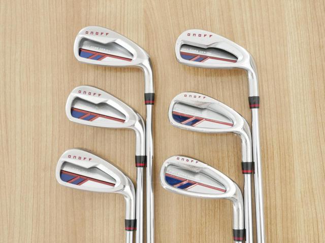 Iron set : Daiwa : ชุดเหล็ก Daiwa OnOff AKA (ออกปี 2021 หน้าเด้ง Maraging ยืดยุบได้ ตีง่าย นุ่ม ไกลมากๆ) มีเหล็ก 6-Pw,Aw (6 ชิ้น) ก้านเหล็ก NS Pro 950 NEO Flex S