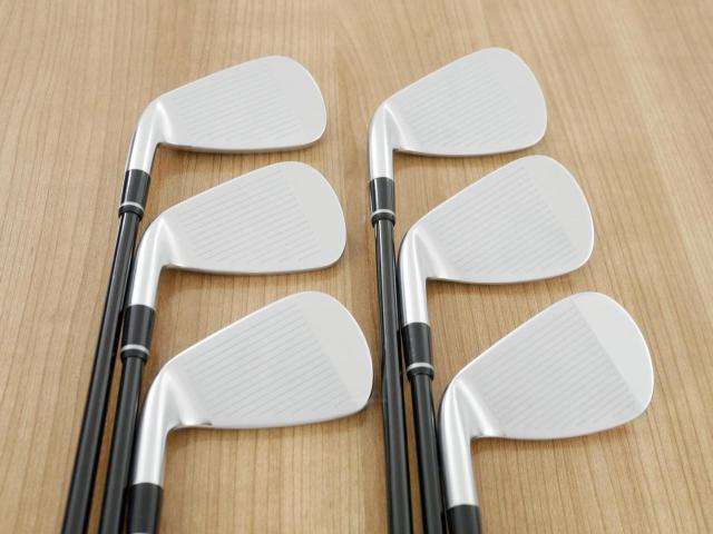 Iron set : PRGR : ชุดเหล็ก PRGR 04 Forged (รุ่นปี 2025 ตีง่าย ไกลมากๆๆ) มีเหล็ก 6-Pw,Aw (6 ชิ้น) ก้านกราไฟต์ Fujikura MCI Flex SR
