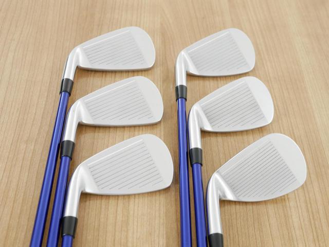 Iron set : Yamaha : ชุดเหล็ก Yamaha Inpres DriveStar (ออกปี 2023 ตีไกลที่สุด ไกลกว่าเหล็กทั่วไป 2 เบอร์ หน้าเด้งมากๆ) มีเหล็ก 6-Pw,Sw (6 ชิ้น) ก้านกราไฟต์ Fujikura Speeder NX M423i Flex R