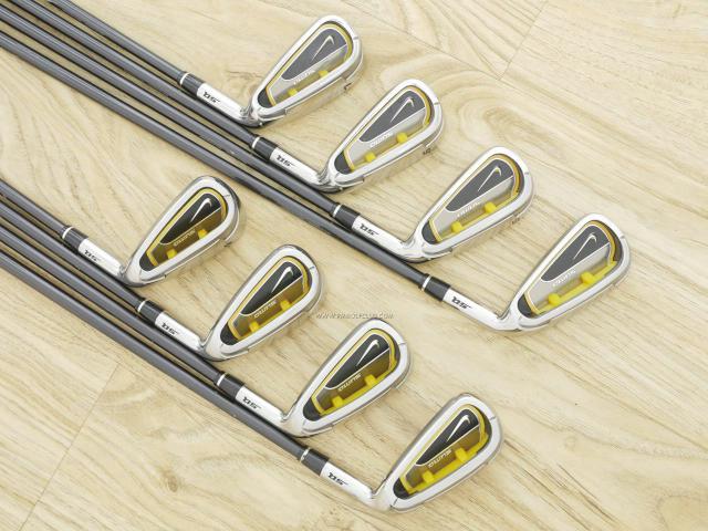 Iron set : Other Brand : ชุดเหล็ก Nike SQ SUMO (ใบใหญ่ ตีง่าย) มีเหล็ก 4-Pw,Aw (8 ชิ้น) ก้านกราไฟต์ Flex S