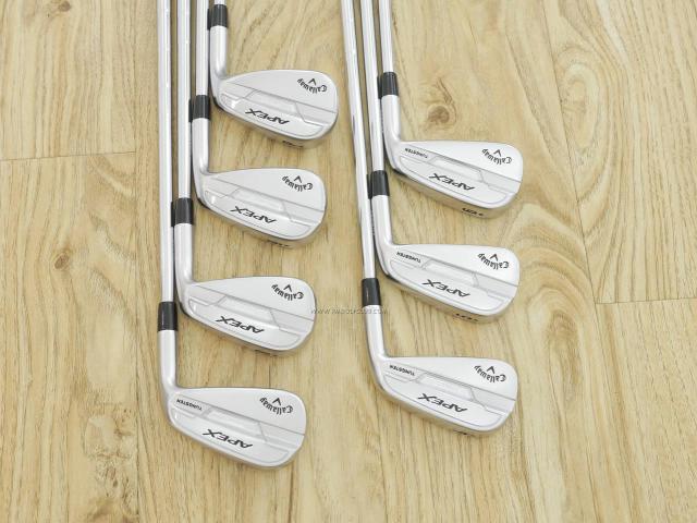 Iron set : Callaway : ชุดเหล็ก Callaway APEX Pro Forged (รุ่นล่าสุด ออกปี 2022) มีเหล็ก 4-Pw (7 ชิ้น) ก้านเหล็ก KBS Tour 120 Flex S