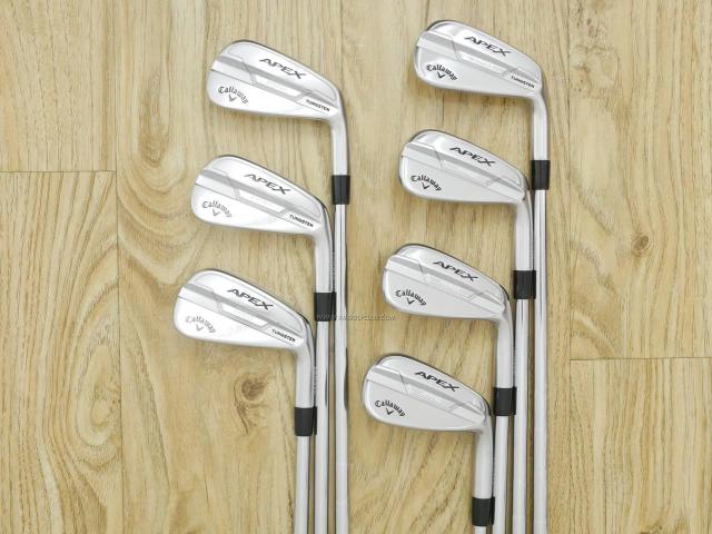 Iron set : Callaway : ชุดเหล็ก Callaway APEX Pro Forged (รุ่นล่าสุด ออกปี 2022) มีเหล็ก 4-Pw (7 ชิ้น) ก้านเหล็ก KBS Tour 120 Flex S