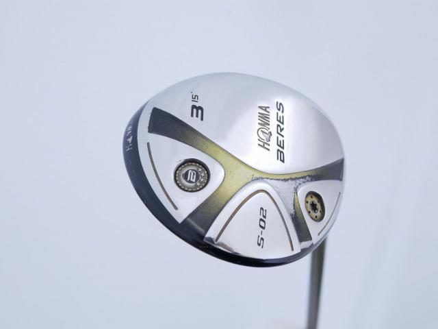 Fairway Wood : Honma : **มีบุบ ก้าน 4 ดาว** หัวไม้ 3 Honma Beres S-02 Loft 15 ก้าน ARMRQ 6 (49) Flex SR (4 ดาว)
