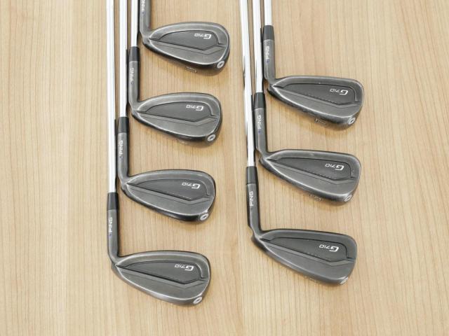 Iron set : Ping : ชุดเหล็ก Ping G710 (ปี 2021 Japan Spec. ใบใหญ่ ง่ายที่สุด ไกลที่สุดของ Ping) มีเหล็ก 5-Pw,Aw (7 ชิ้น) ก้านเหล็ก NS Pro Zelos 7 Flex S