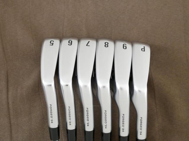 Iron set : Callaway : ชุดเหล็ก Callaway APEX Pro Forged (ออกปี 2024) มีเหล็ก 5-Pw (6 ชิ้น) ก้านเหล็ก NS Pro ZELOS 8 Flex S