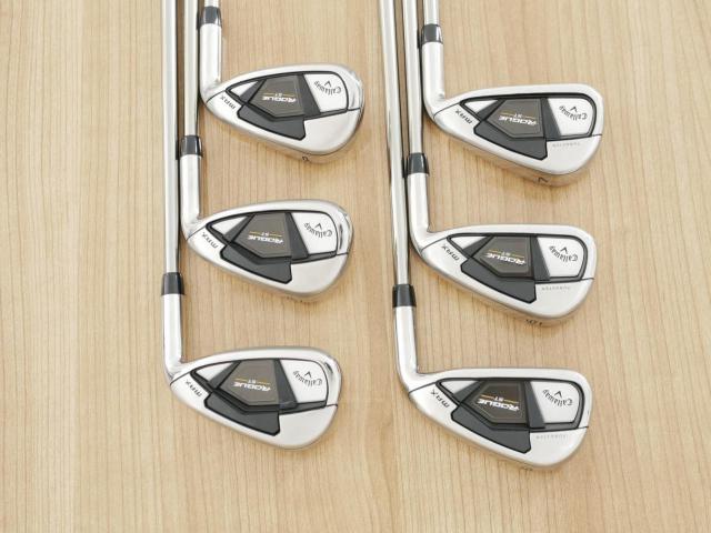 Iron set : Callaway : ชุดเหล็ก Callaway Rogue ST Max (ออกปี 2022 ตีง่าย ไกลมาก) มีเหล็ก 5-Pw (6 ชิ้น) ก้านกราไฟต์ UST Mamiya RECOIL 660 F3 Flex R