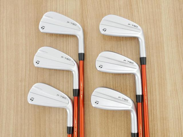 Iron set : Taylormade : ชุดเหล็ก Taylormade P790 (ตัวท้อปสุด ปี 2023 Japan Spec.) มีเหล็ก 5-Pw (6 ชิ้น) ก้านกราไฟต์ Tour AD AD-65 Flex R
