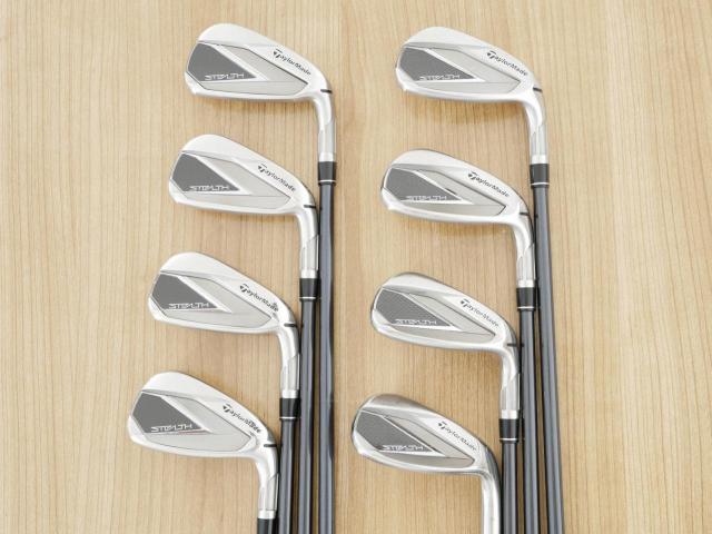 Iron set : Taylormade : ชุดเหล็ก Taylormade Stealth (ออกปี 2022 Japan Spec.) มีเหล็ก 5-Pw,Aw,Sw (8 ชิ้น) ก้านกราไฟต์ Mitsubishi Tensei TM60 Flex S