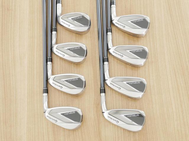 Iron set : Taylormade : ชุดเหล็ก Taylormade Stealth (ออกปี 2022 Japan Spec.) มีเหล็ก 5-Pw,Aw,Sw (8 ชิ้น) ก้านกราไฟต์ Mitsubishi Tensei TM60 Flex S