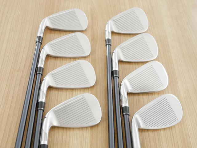 Iron set : Taylormade : ชุดเหล็ก Taylormade Stealth (ออกปี 2022 Japan Spec.) มีเหล็ก 5-Pw,Aw,Sw (8 ชิ้น) ก้านกราไฟต์ Mitsubishi Tensei TM60 Flex S