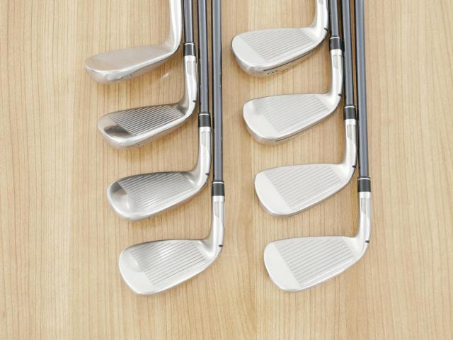 Iron set : Taylormade : ชุดเหล็ก Taylormade Stealth (ออกปี 2022 Japan Spec.) มีเหล็ก 5-Pw,Aw,Sw (8 ชิ้น) ก้านกราไฟต์ Mitsubishi Tensei TM60 Flex S