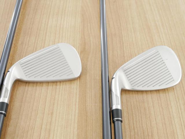 Iron set : Taylormade : ชุดเหล็ก Taylormade Stealth (ออกปี 2022 Japan Spec.) มีเหล็ก 5-Pw,Aw,Sw (8 ชิ้น) ก้านกราไฟต์ Mitsubishi Tensei TM60 Flex S