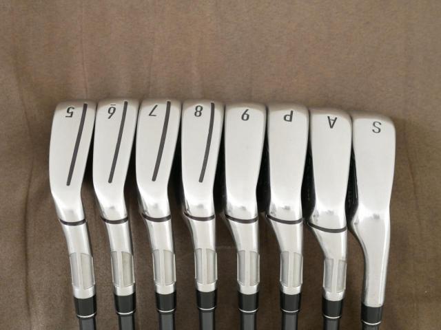Iron set : Taylormade : ชุดเหล็ก Taylormade Stealth (ออกปี 2022 Japan Spec.) มีเหล็ก 5-Pw,Aw,Sw (8 ชิ้น) ก้านกราไฟต์ Mitsubishi Tensei TM60 Flex S