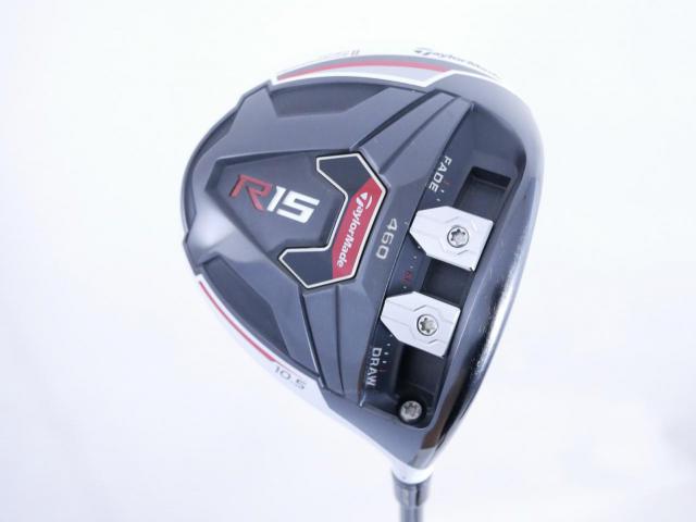 Driver : Taylormade : ไดรเวอร์ Taylormade R15 Loft 10.5 (ปรับได้) ก้าน Fujikura Speeder 57 Evolution Flex R